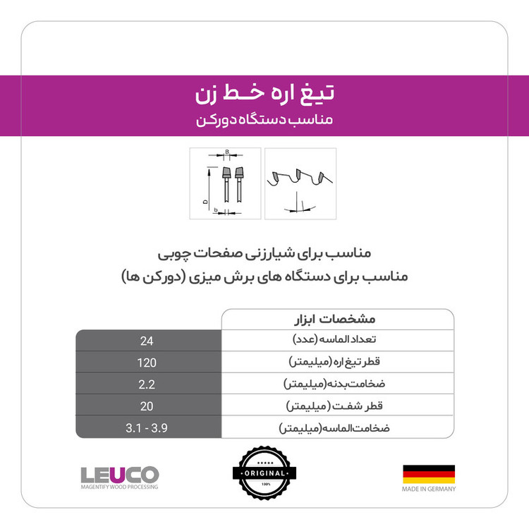 تیغه اره دیسکی لایکو مدل 192718