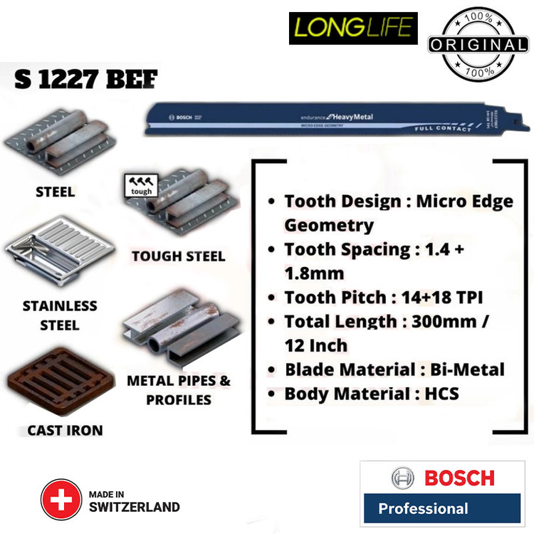 تیغ اره افقی بر بوش مدل فلز بر MICRO EDQE-1227BEF فوق حرفه ای