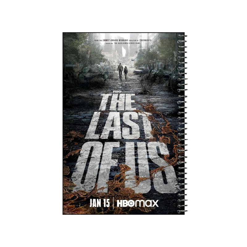 دفتر نقاشی 50 برگ سیمی مدل last of us کد v4