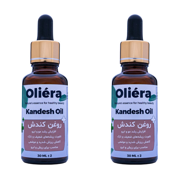 روغن مو اُلیئرا مدل کندش کد +A حجم 60 میلی لیتر بسته 2 عددی