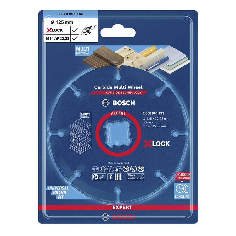 صفحه برش دیسکی بوش مدل مولتی متریال کد 125 MM