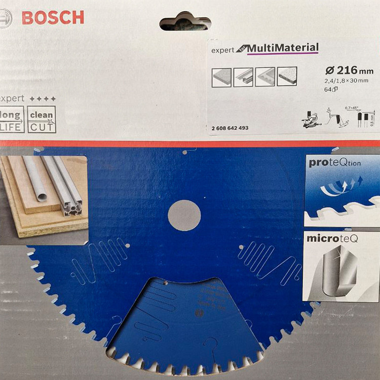 تیغ اره گرد بر بوش مدل Expert For Multimaterial - 216mm