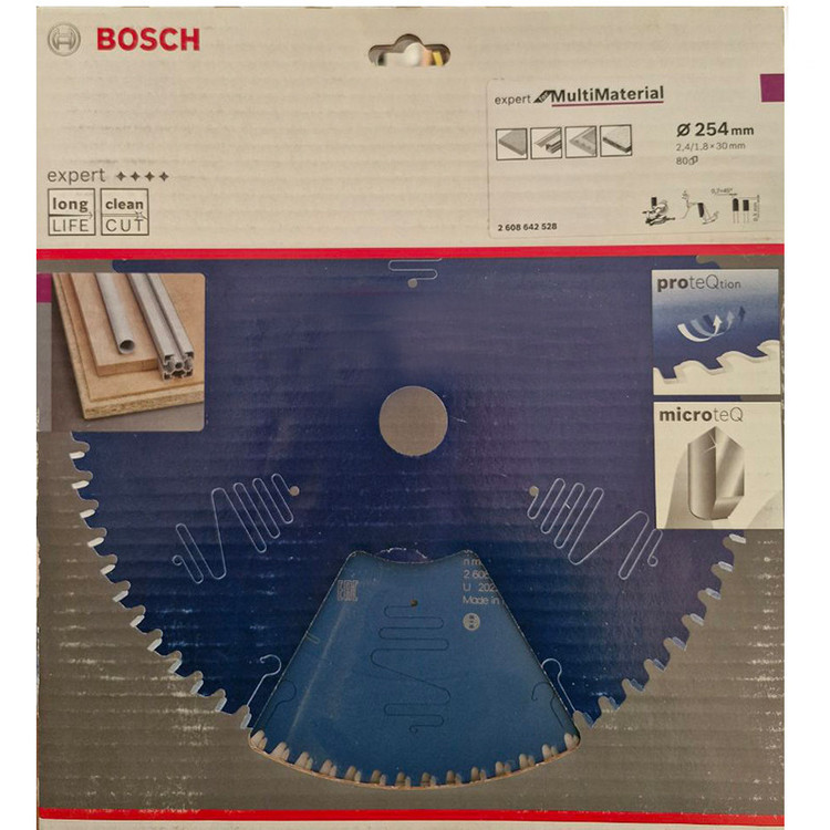 تیغ اره گرد بوش مدل حرفه ای Expert For Multimaterial - 254mm