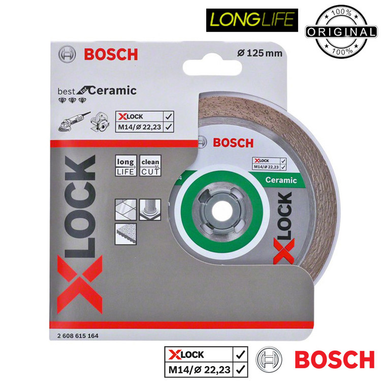 صفحه برش پرسلان بر بوش مدل 125 میلی متری X Lock 125