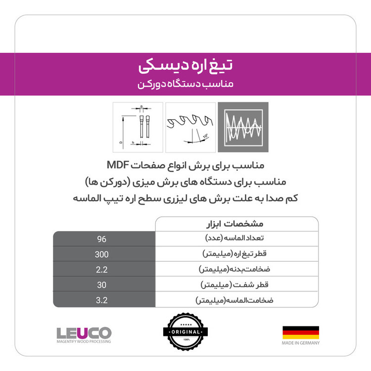 تیغه اره دیسکی لایکو مدل 192459