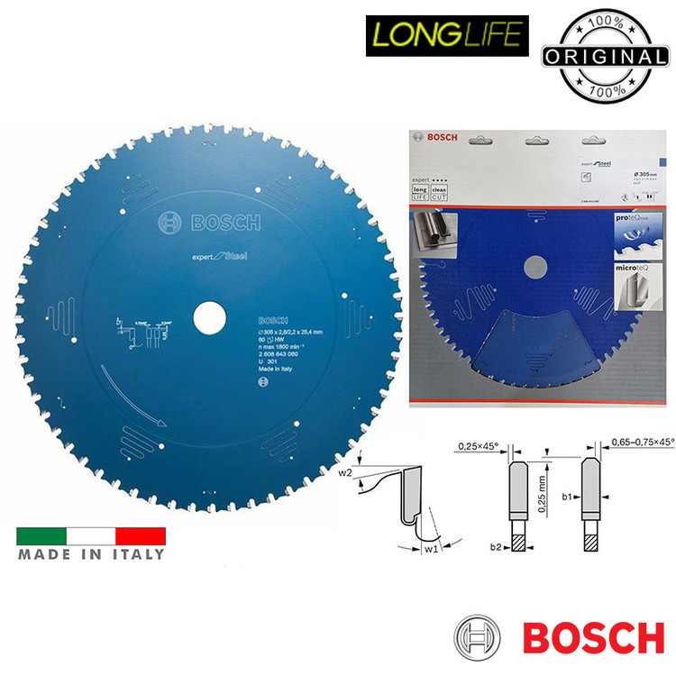 تیغ اره پروفیل بر بوش مدل Microteq 305-Steel