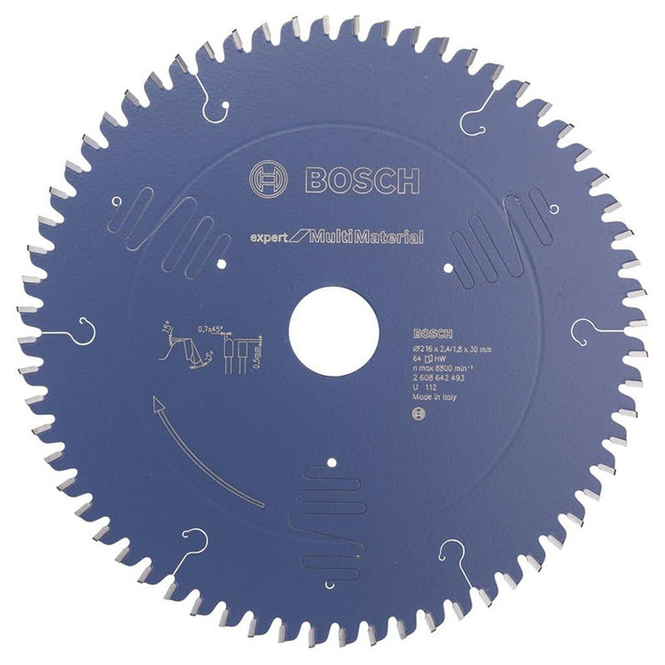 تیغ اره گرد بوش مدل حرفه ای Expert For Multimaterial - 216mm