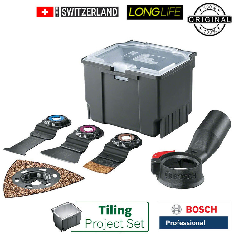 تیغ اره همه کاره بوش مدل حرفه ای کد 2609256F48 مجموعه 5 عدی