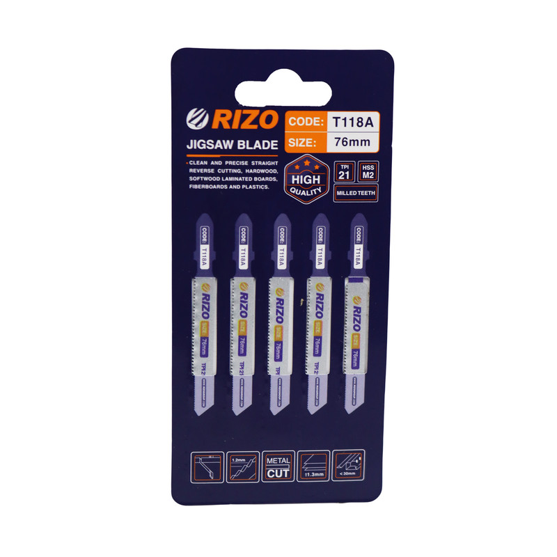 تیغه اره عمودبر ریزو مدل YPK-METAL-T118A/76MM مجموعه 5 عددی