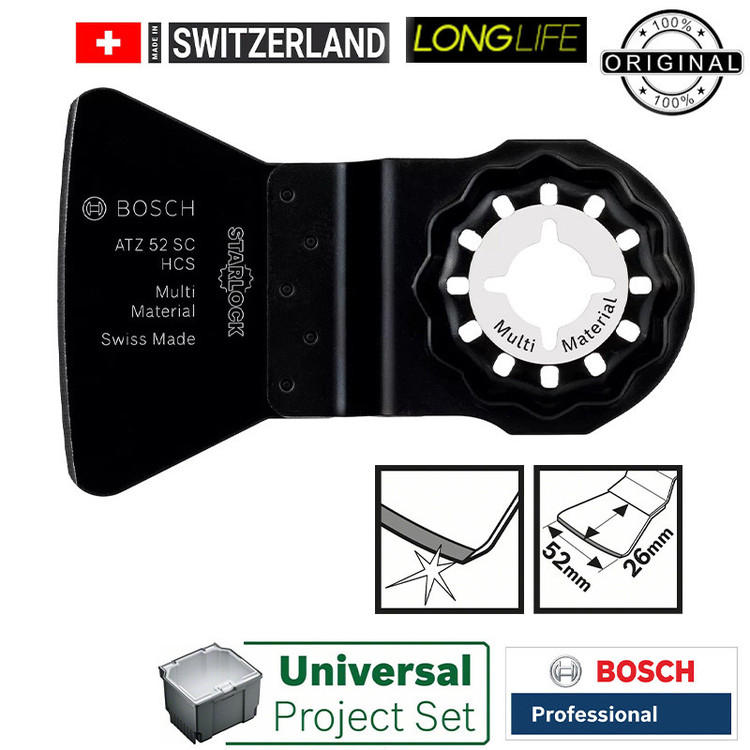تیغ اره همه کاره بوش مدل Universal Starlock 12Pcs کد 2609256F49 مجموعه 12 عددی