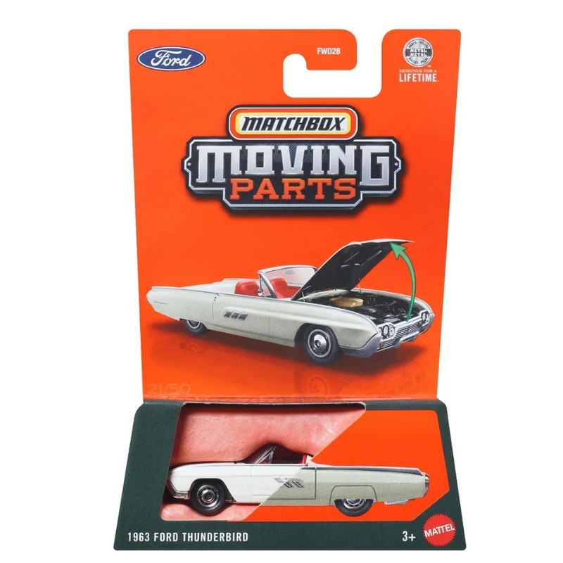 ماشین بازی ماتیل مدل ford thunderbird سال1963 کد fwd27