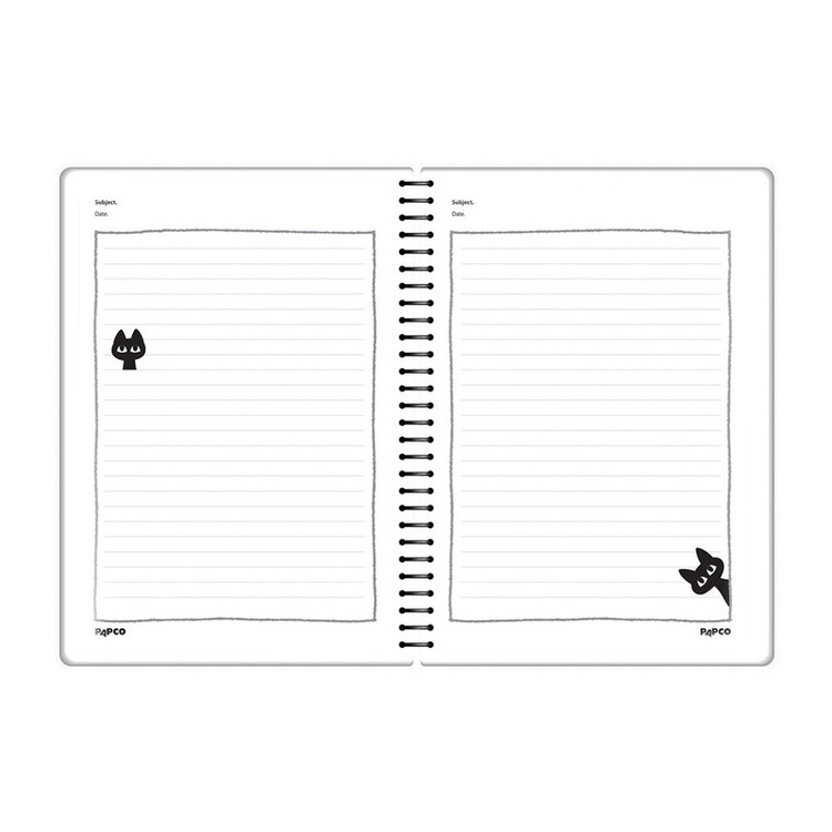 دفتر مشق 100 برگ پاپکو طرح CAT-B&W کد NP-11015