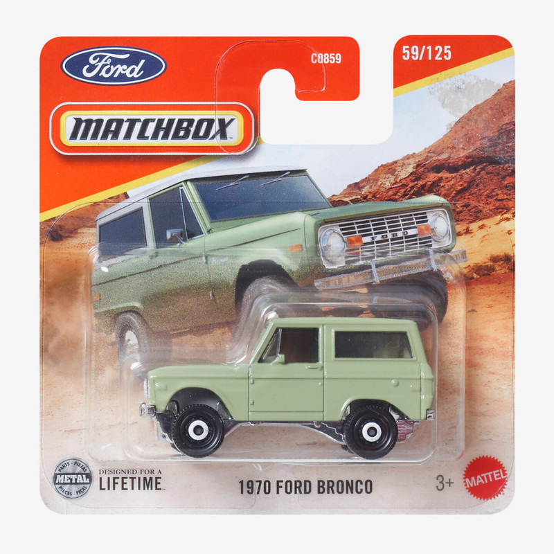 ماشین بازی ماتیل مدل FORD BRONCO طرح فورد سال 1970 کد 59/125