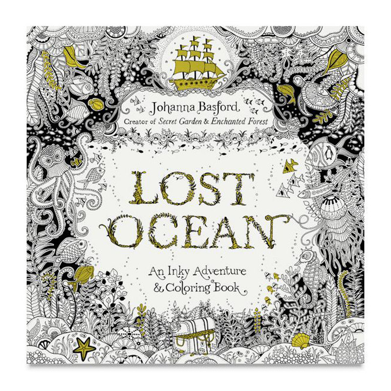 دفتر رنگ آمیزی مدل Lost Ocean