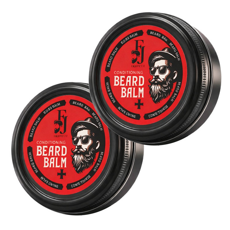 کرم نرم کننده ریش و سبیل افجه مدل Balm03 مناسب برای انواع مو با حجم 50 میلیلیتر مجموعه 2 عددی