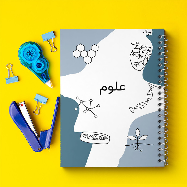 دفتر مشق 100 برگ خندالو طرح علوم کد N7031