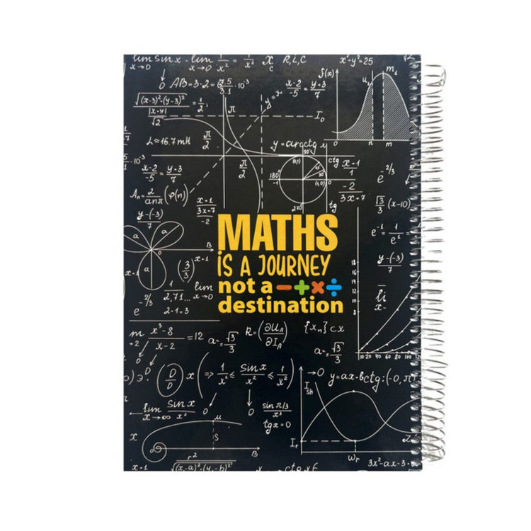 دفتر مشق 160 برگ پاپکو مدل MATHS کد PN-6177