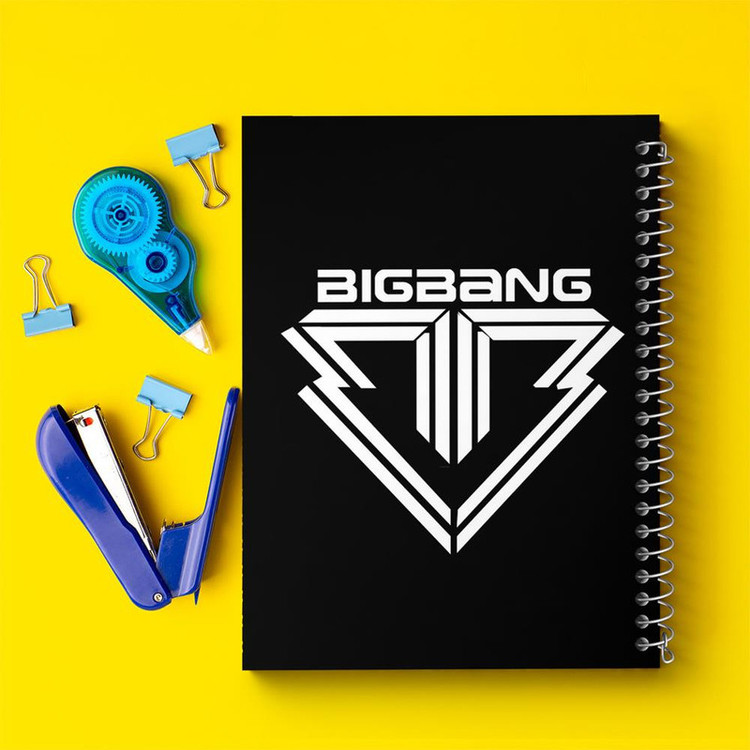 دفتر مشق 100 برگ خندالو طرح گروه بیگ بنگ BIGBANG کد 12568