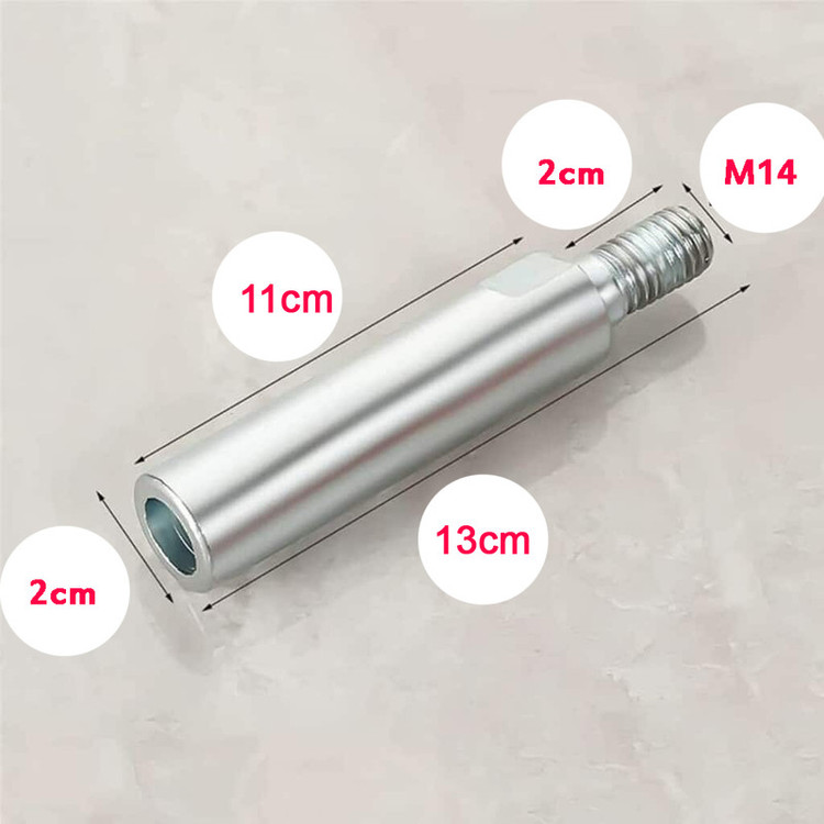 رابط افزایش طول شفت مینی فرز رزوه مدل M14 کد 110mm