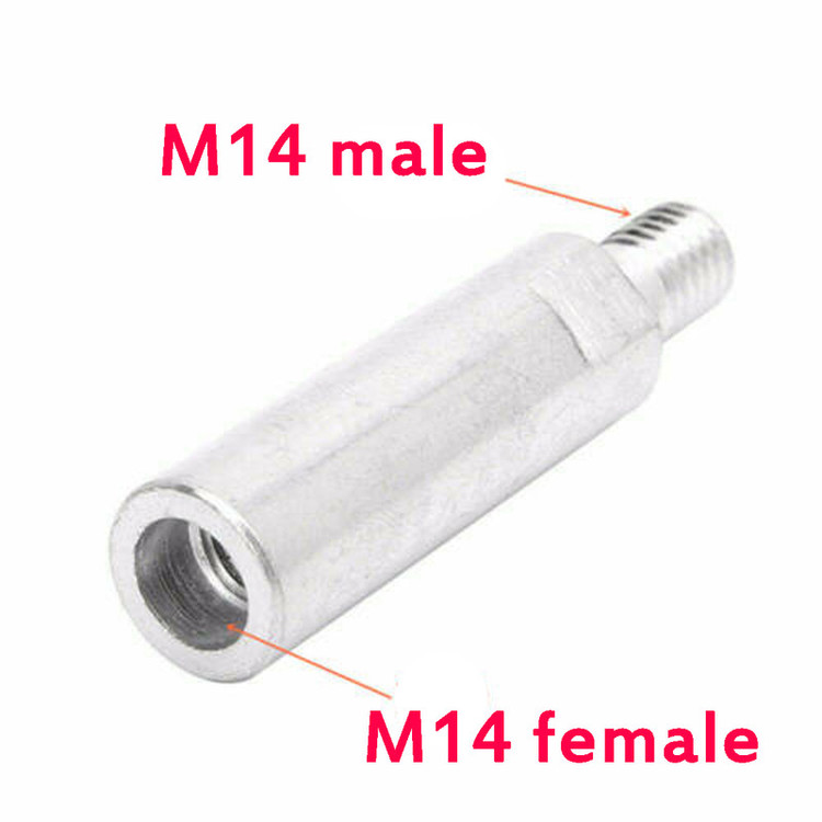 رابط افزایش طول شفت مینی فرز رزوه مدل M14 کد 110mm