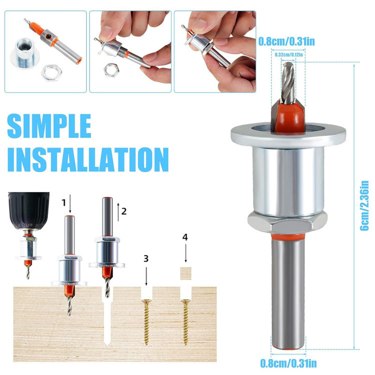 مته خزینه مدل adjustable depth