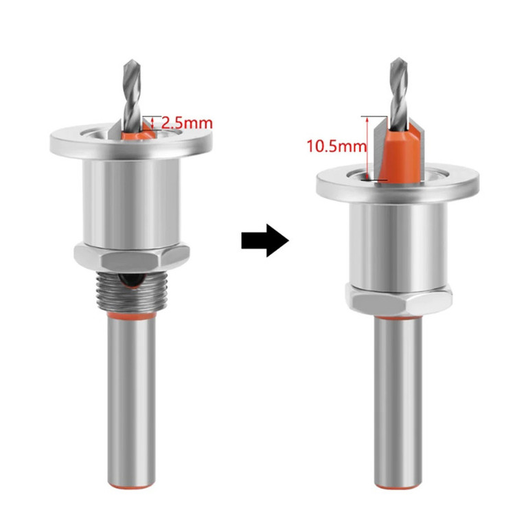 مته خزینه مدل adjustable depth