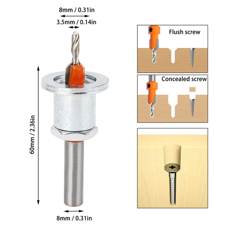 مته خزینه مدل adjustable depth