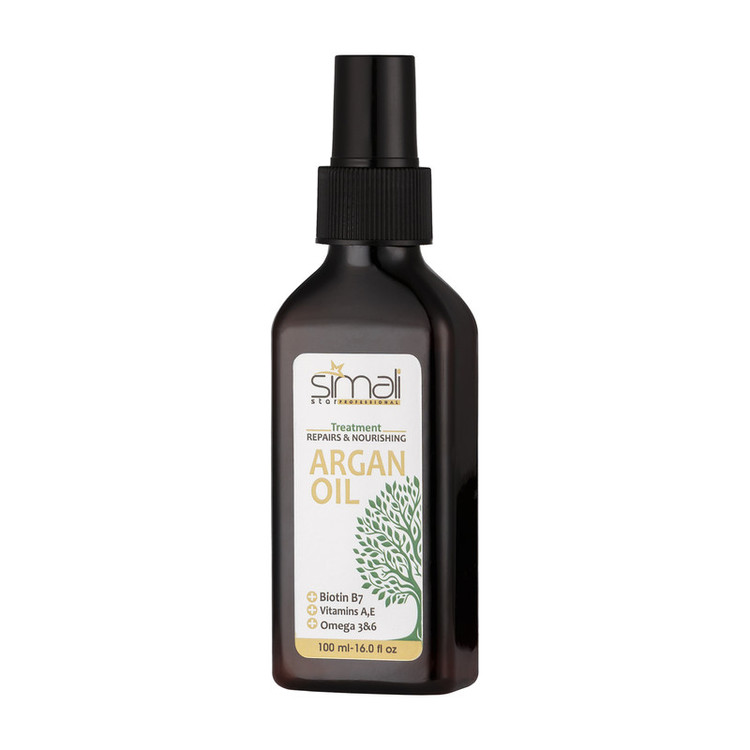 روغن آرگان ترمیم کننده سیمالی استار مدل Anti Frizz مناسب برای موهای خشک و آسیب دیده حجم 100 میلی لیتر