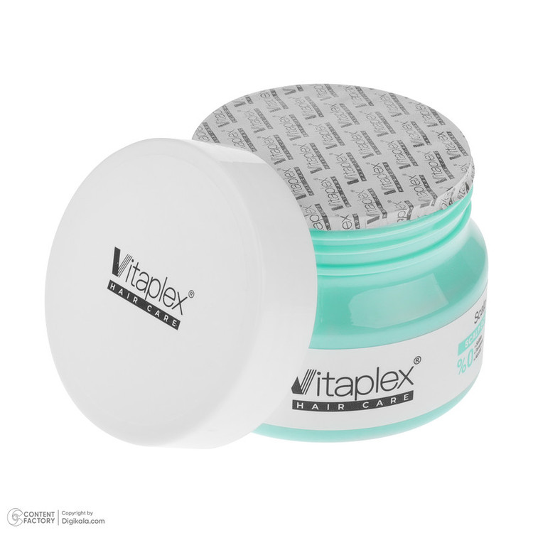 ماسک اسکراب مو ویتاپلکس مدل Scalp Care مناسب برای موهای چرب و دارای شوره وزن 295 گرم