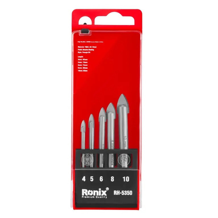 مته شیشه رونیکس مدل RH-5350 مجموعه 5 عددی