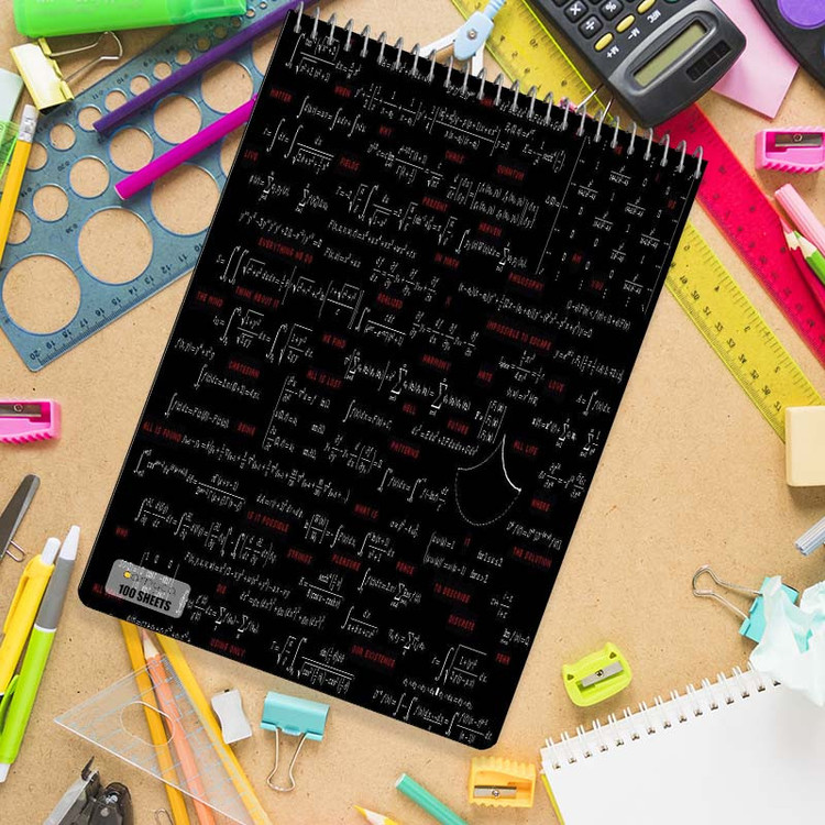 دفتر شطرنجی 100 برگ کارنیکا طرح ریاضیات Mathematics کد 99388