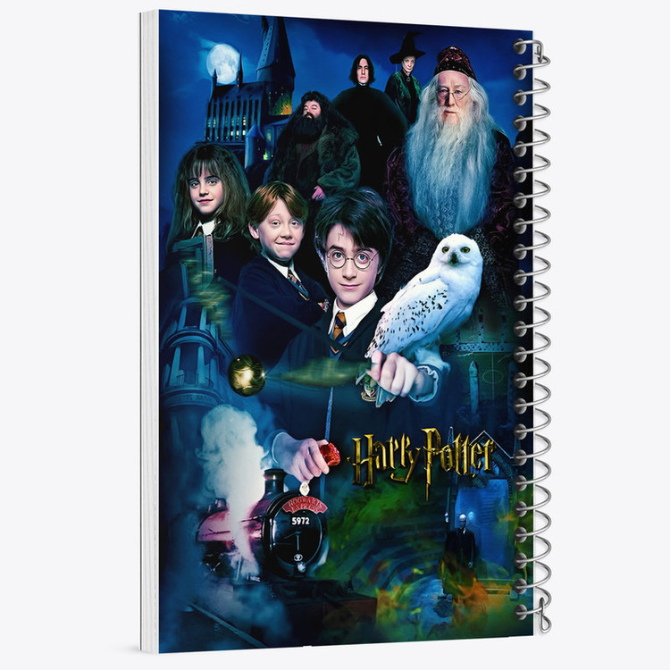 دفتر مشق 100 برگ خندالو طرح هری پاتر (Harry Potter) کد F5203