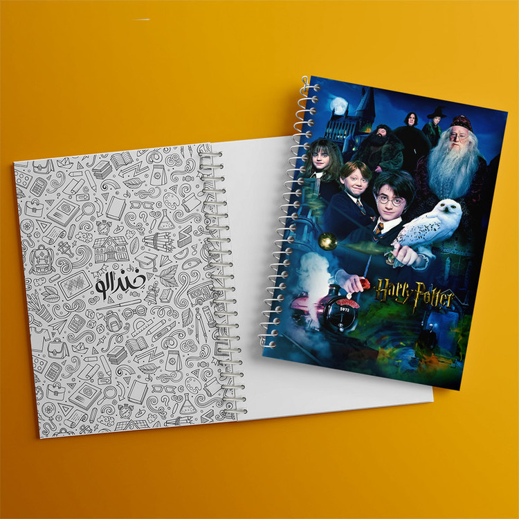 دفتر مشق 100 برگ خندالو طرح هری پاتر (Harry Potter) کد F5203