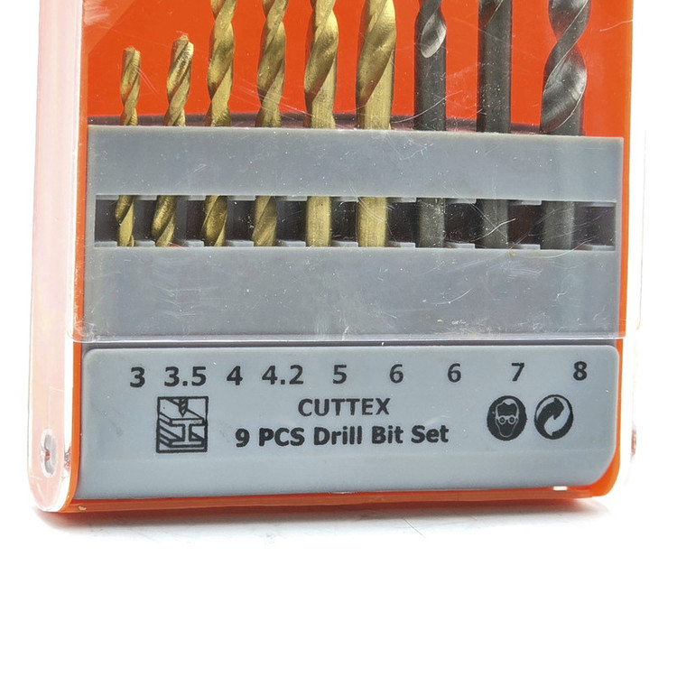 مته باس مدلDrill Bit Set مخصوص چوب ودیوار مجموعه 9 عددی