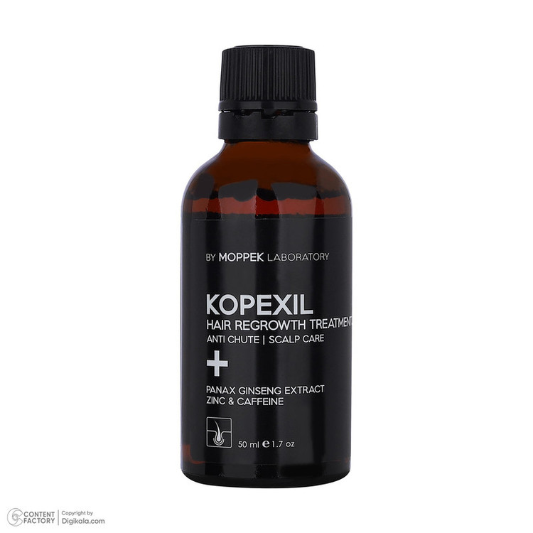 لوسیون تقویتکننده مو موپک مدل kopexil مناسب برای انواع مو حجم 50 میلیلیتر مجموعه 2 عددی