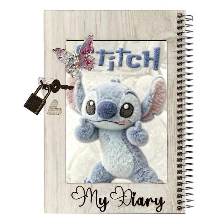 دفتر خاطرات 60 برگ طرح استیچ مدل stitch010