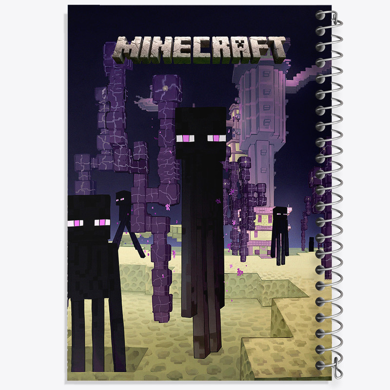 دفتر مشق 100 برگ خندالو طرح ماینکرافت (Minecraft) کد F14077