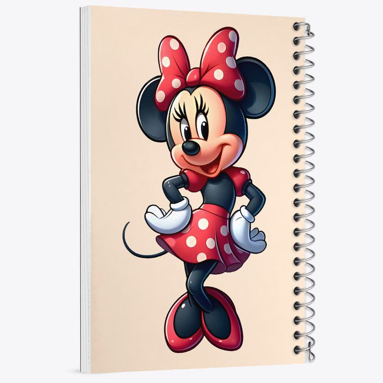 دفتر مشق 100 برگ خندالو طرح میکی موس (Mickey mouse) کد F7492