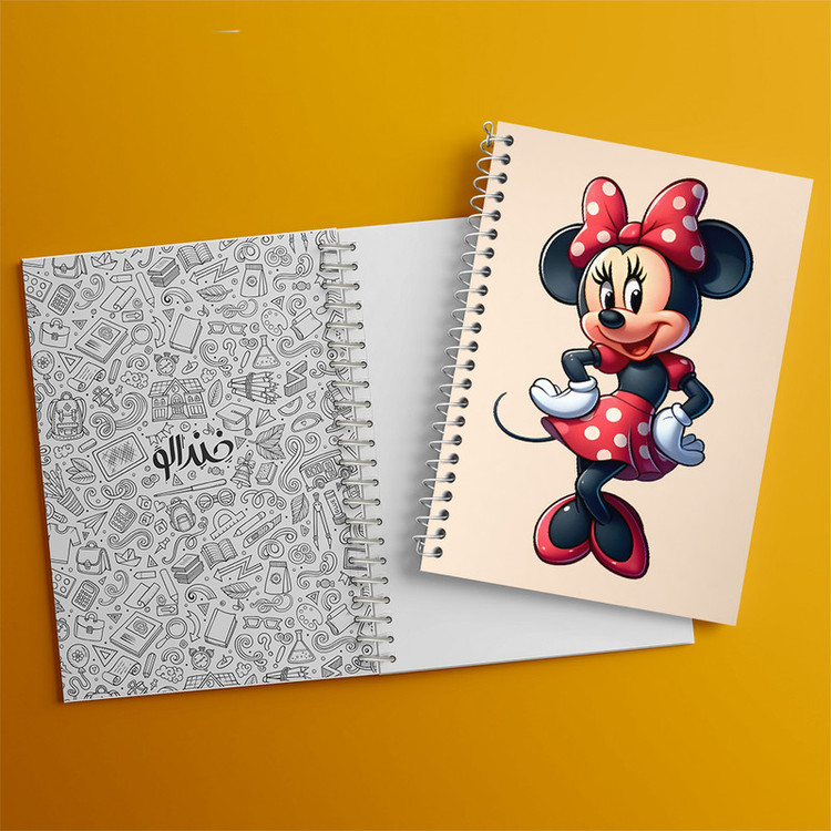 دفتر مشق 100 برگ خندالو طرح میکی موس (Mickey mouse) کد F7492