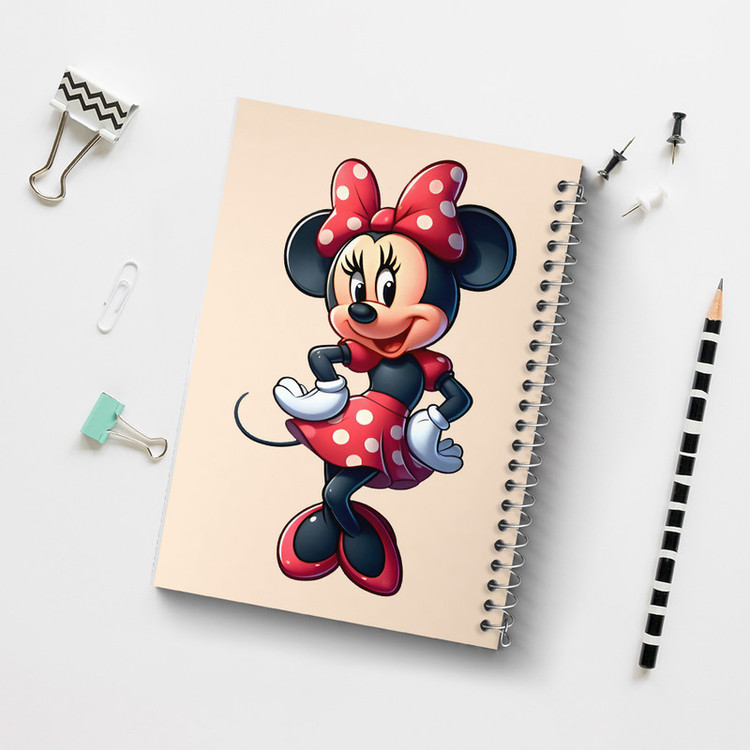 دفتر مشق 100 برگ خندالو طرح میکی موس (Mickey mouse) کد F7492