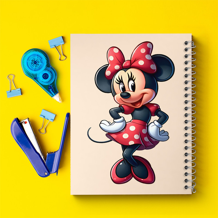 دفتر مشق 100 برگ خندالو طرح میکی موس (Mickey mouse) کد F7492