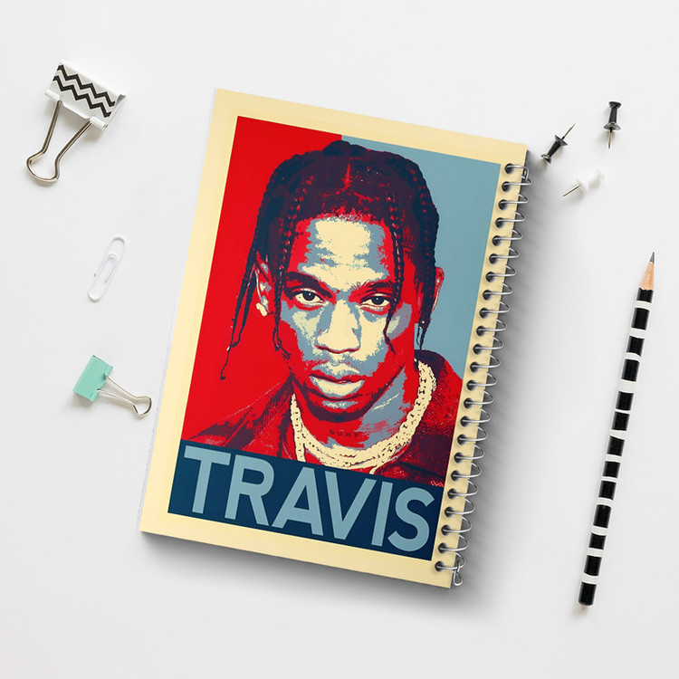 دفتر مشق 100 برگ خندالو طرح تراویس (Travis) کد F6482