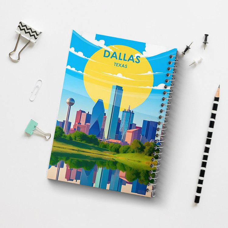 دفتر مشق 100 برگ خندالو طرح دالاس (Dallas) کد F6331