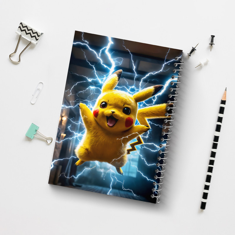 دفتر مشق 100 برگ خندالو طرح انیمه پوکمون (pokemon) کد F5587