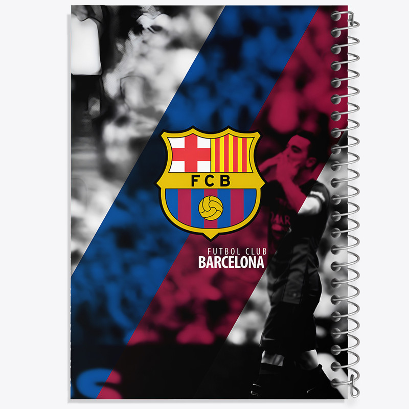 دفتر مشق 100 برگ خندالو طرح بارسلونا (Barcelona) کد F6903