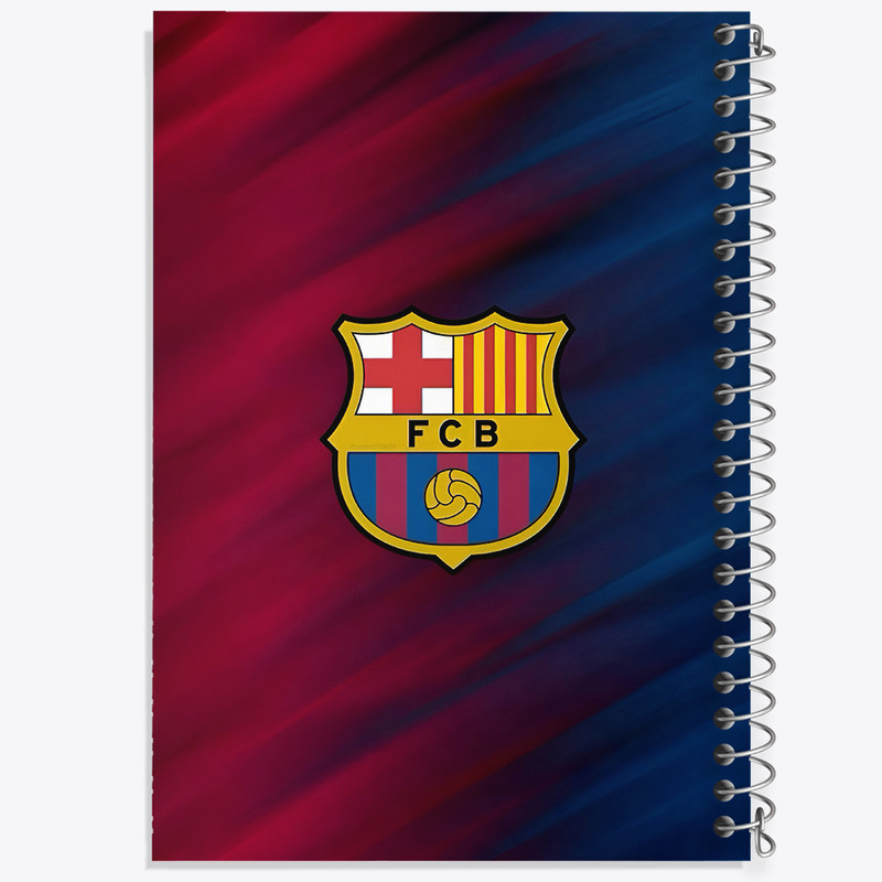 دفتر مشق 100 برگ خندالو طرح بارسلونا (Barcelona) کد F6905