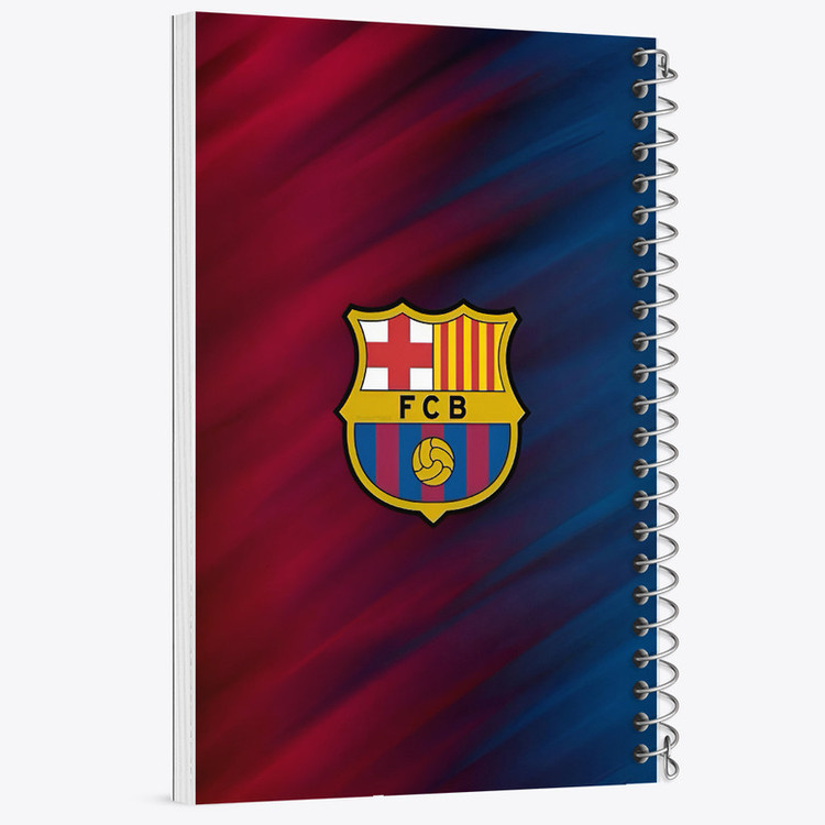 دفتر مشق 100 برگ خندالو طرح بارسلونا (Barcelona) کد F6905