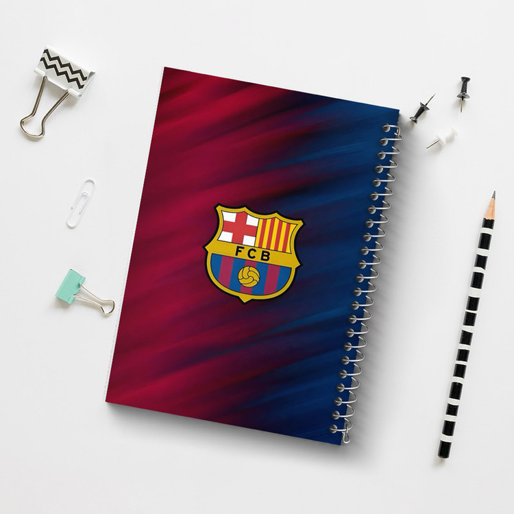 دفتر مشق 100 برگ خندالو طرح بارسلونا (Barcelona) کد F6905