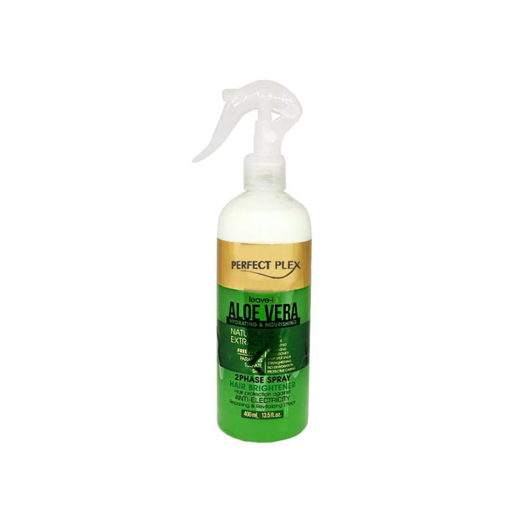 اسپری دو فاز مو پرفکت پلکس مدل aloevera حجم 400 میلی لیتر