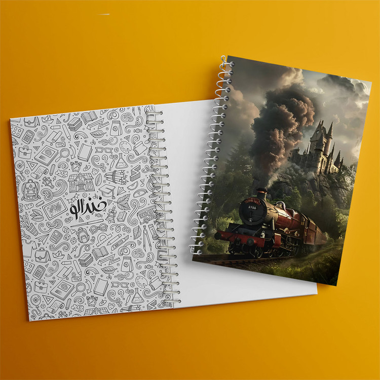 دفتر مشق 100 برگ خندالو طرح هری پاتر (Harry Potter) کد F6020